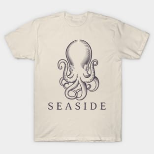 Beach Seaside Squid T-Shirt